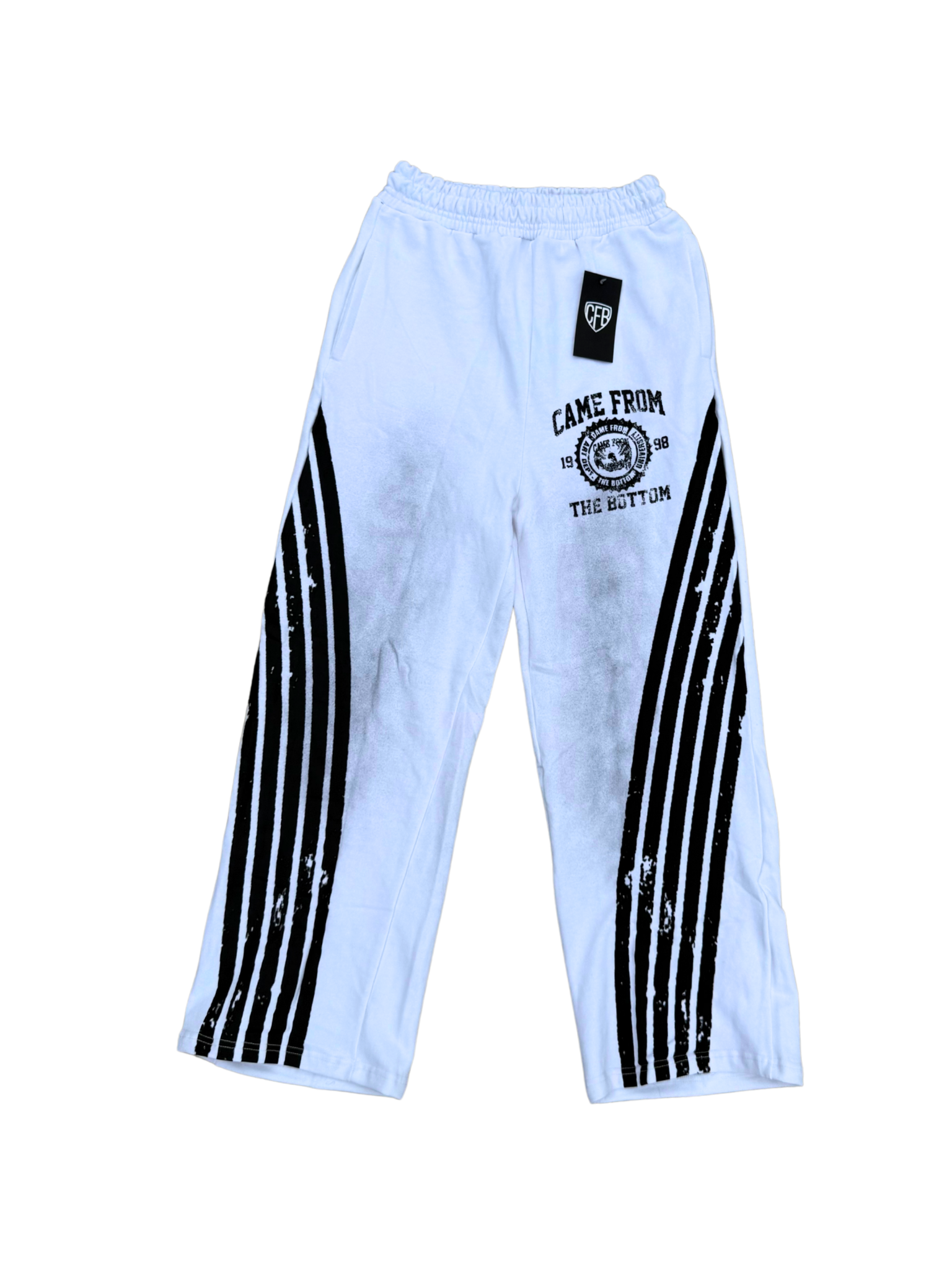 CFB WHITE LOGO SWEATPANTS