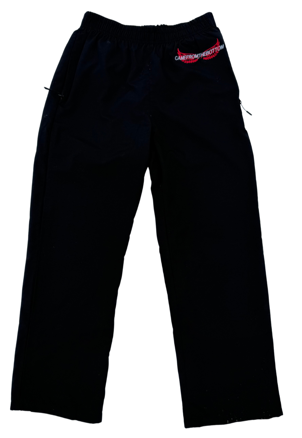 CFB WOMENS BLACK WINDBREAKER SWEATPANTS