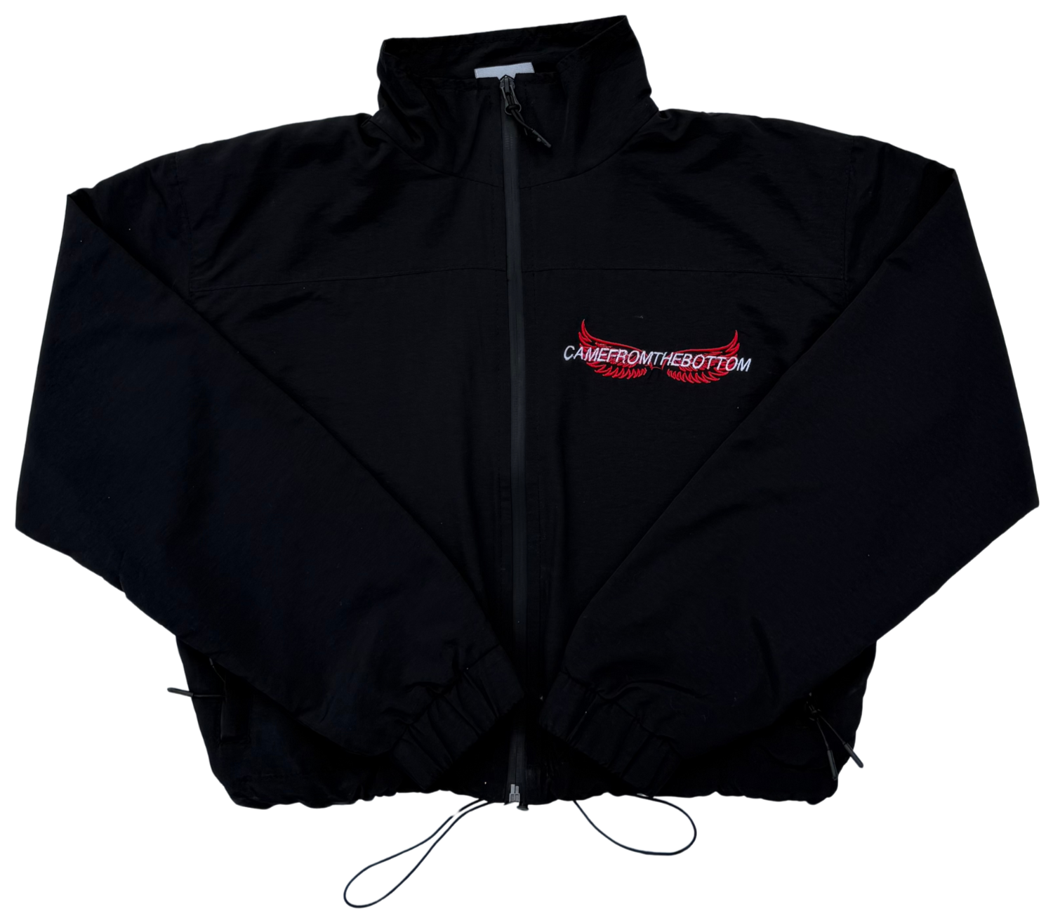 CFB WOMENS BLACK WINDBREAKER JACKET